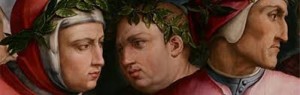 Dante che tradusse in alta poesia la cultura e la teologia dall'antichitàai suoi tempi.Petrarca ilmassimopoeta d'amore dellastoria. Giovanni Boccaccio fu il primo editore e promotore e a lui si deve l’atto costitutivo del canone occidentale nonché la fondazione della moderna prosa narrativa.