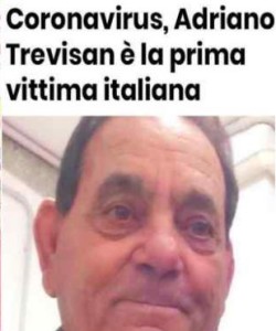 Adriano Trevisan: la notizia presentata con il pessimo guto dei media.