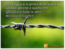 Churchi, fra il coraggio e la paura non era certo amltetico...