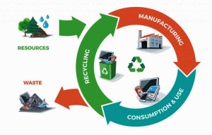 Una corretta rappresentazione dell'economia circolare di ispirazione Keynesiana (non quella dell'ecologia, ma della produzione e del mercato): funziona se sorretta dal credito bancario ed anche dai contributi statali in determinate condizioni: lancio, potenziamento, crescita...