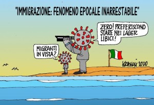 E' circolata la 'speranza' che siano i migranti e gli scafisti a temere il contagio in Italia. Sembra,infetti, sia in corso una 'caduta verticale'degli avvistamnenti...