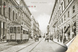 Via Roma anteguerra poco affollata e con il Tram poi abolito.Oggi son tornati i tram e sono spariti anche quei pochi passanti.Pernon parlare delle vertrine che i via Romasono chiusedaanni...