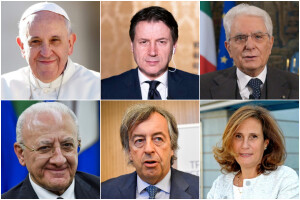 Mentre il medico studia il malato se ne va! Bergoglio, Conte, Mattarella, De Luca, Burioni, Capua, poker di sei. Qualcuno, non noi, ha formato questa squadra, un bel sestetto: sono 'tuttocvovi19', i più buoni, come son buoni! Sono i più belli, come son belli! Fra politici, virologi ed eretici 'Tutto per bene'. No, 'Così è se vi pare'. Le ossa di Pirandello si rivoltano nella tomba... Ma forse il grande agrigentino ci manderebbe Ciaula in aiuto... Perché scoprisse la luna! Insomma: avesse a cagnà sta luna! Ma sì, andiamo a Napoli! Perché, se spunta a luna lontano e Napoli nun se può stà! Che gente, che gente... (E sequesta è la squadra, figuriamoci in panchina...)