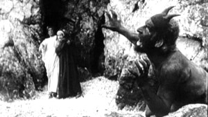 Dante all'Inferno con Federico II, epicureo e ma degno di gran rispetto per intellignza e catatere.