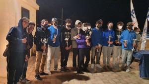 Tutti i premiati della regata laser