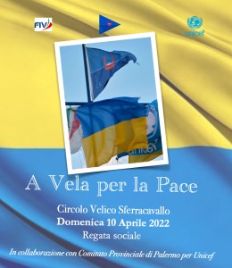 LOCANDINA A VELA PER LA PACE